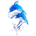 thumbnail image 3 of Dolphins Statue Sea Animal Sculpture Present Decoration Living Room Cabinet Desk D, 3 of 9