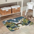 thumbnail image 2 of FJPT Non Slip Flannel Polyester Floor Mat With Traditional Chinese Landscape Design For Bathroom Kitchen Bedroom Decor 16x24 inch, 2 of 5