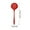 Red #0, variant on Lightweight Slotted Skimmer Spoon | Long Handle Kitchen Ladle & Strainer | Easy Draining Utensil for Cooking | 3 Color Options | Dishwasher Safe