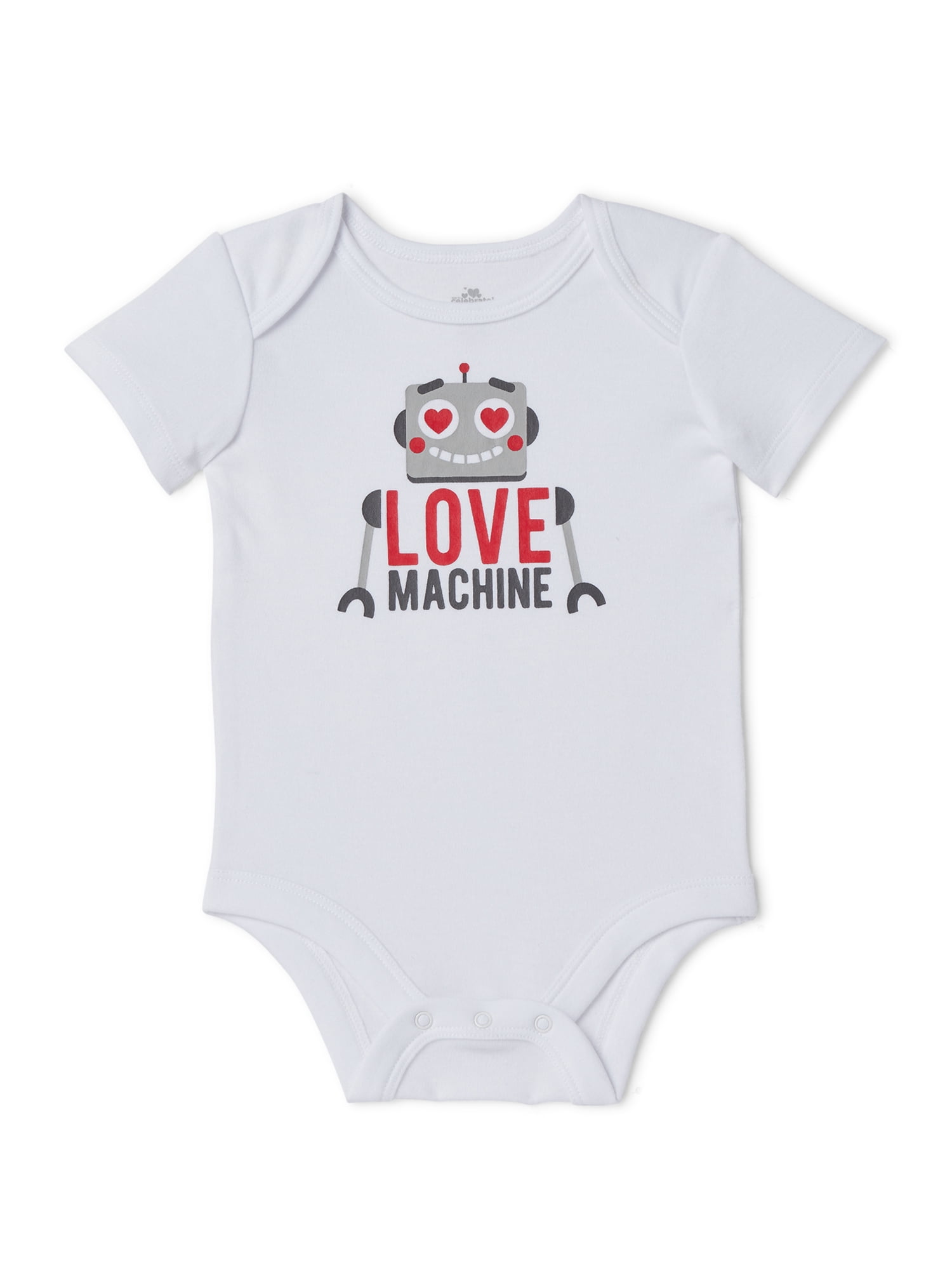 Way To Celebrate Way To Celebrate Baby Boys Love Machine Valentine S Bodysuit Walmart Com Walmart Com