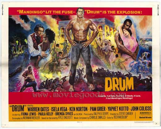 Drum Movie Poster Style A 11 X 14 1976 Walmart Com