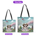 thumbnail image 5 of Happy Mother's Day Best Shih Tzu Mom Ever All Over Print 3D Canvas Tote Bag Lion Dog Lover Gifts Reusable Handbag - 03002, 5 of 5
