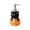 C003- Style C, variant on Hand Dispenser, Novelty Dispenser Black Cat Halloween Themed, Black Bathroom Dispenser for Guest Bathroom Vanity, Black Cat Decor for Halloween Party Tabletop, Ceramic Body with