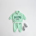 thumbnail image 5 of Futezty Toddler Boys Girls Clothes Fall Winter Outfit Sets, Kids Outfits Sets Long Sleeve Crew Neck Letter Embroidery Elastic Waist 1T 2T 3T 4T 5T 6T 2Pcs Set Everyday, 5 of 5
