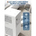 thumbnail image 4 of Garvee 10000 BTU Portable Air Conditioner with Remote, Indoor AC Unit for Bedroom 200 Sq.ft, White, 4 of 9