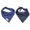 thumbnail image 5 of Bandanas para perros BFF set de 3 piezas talla mediana Ajedrez Rojo, 5 of 5