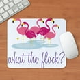thumbnail image 3 of CafePress - What The Flock? Mousepad - Non-slip Rubber Mousepad, Gaming Mouse Pad, 3 of 6