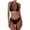 Black, variant on Women's Swimwear Sequin Bikini Set Triangle Color Swimsuit for Beach and Pool Bikini Sets for Women Blue M