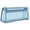 Blue, variant on Clear Pencil Pouch, Pen Case, High-Capacity Zipper Pouch, Storage Organizer for Office Supplies Earbuds Chargers Cables Makeup