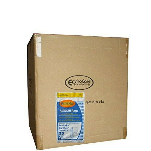 1 Case (50 pkgs) Compatible with Sanitaire Duralux Style SD 63262 Vacuum Cleaner Bags Models Ele