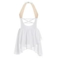 thumbnail image 2 of Haitryli Kids Girls Rhinestone Sleeveless Figure Ice Skating Dress Gymnastic Skirted Leotard Competition Dancewear White 12, 2 of 5