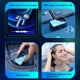 thumbnail image 2 of Pisexur Electrónica para Hombres Auriculares Inalámbricos Bluetooth Compartimento de Carga Metálico Diseño Compacto y Elegante Pantalla Digital Electrónica para Niños, Organizador de Electrónica, 2 of 8