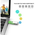 thumbnail image 5 of RAOYI Flash Drive 64GB 10 Pack USB Flash Drive 64 GB Thumb Drive USB Drive Bulk Swivel Pen Drive, 5 of 8
