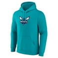 thumbnail image 2 of Men's Fanatics  Teal Charlotte Hornets Primary Logo Pullover Hoodie, 2 of 3