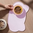 thumbnail image 5 of ACDANC Cat Food Mat And Water Mat,Silicone Pet Feeding Mat for Food And Water Bowls,Nonslip Cats And Dogs Food Placemat Tray,Raised Edges to Prevent Water Spills on Floors 10.24"X16.54", 5 of 7