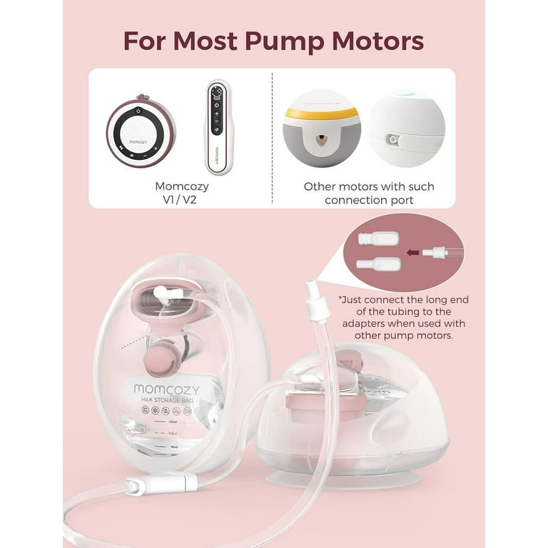 Momcozy Wearable Milk Collection Cups with Storage Bags