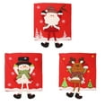 thumbnail image 3 of Christmas Back Chair Cover Removable Washable Dining Room Chair Protector For Christmas Banquet Kitchen Dining Room Decor, 3 of 9