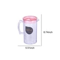 thumbnail image 3 of Contenedores de Fruta para Nevera,Jarra de Té de Agua de Hervidor Frío de Plástico,Dispenser de Bebida de Limonada de Infusor Negro de 2.2L para Cocina Home Party Bar, 3 of 6