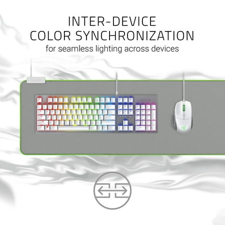 Razer Goliathus Extended Chroma Gaming Mouse Mat - Balanced Control - Mercury