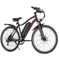 thumbnail image 2 of Cinverter 27.5" 48V Electric Bike, 500W Motor Electric Bicycle for Adults, 91km Range & 32km/h Electric Mountain Bike w/ Lockable Suspension, Shimano 7-Speed Commuter E-Bike, 2 of 11