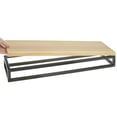 thumbnail image 3 of HUBERT® Black Display Riser with Butcher Block Top - 3 1/5"H, 3 of 7