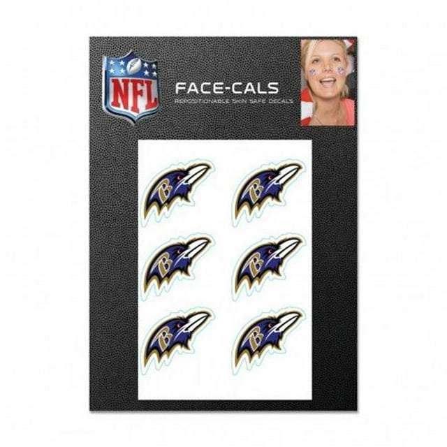 Wincraft 1493476235 NFL Baltimore Ravens Tattoo Face Cals