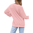 thumbnail image 5 of Fantaslook Waffle Knit Sweatshirts for Womens Long Sleeve V Neck Shirts Pullover Casual Outfits Plus Size Fall Tops, 5 of 10