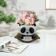 thumbnail image 1 of Hot6sl Ofertas de La Semana Bonita Maceta de Resina con Forma de Panda Que Se Balancea para Decorar La Mesa Del Balcón Del Jardín con Orificios de Drenaje y Tapones., 1 of 6