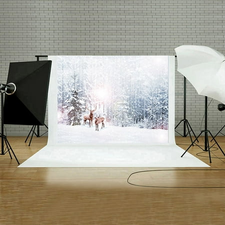 Image of Cyber 2023 Monday Deals 2023 Ruimatai Christmas Home Decor Fashion Christmas Backdrops Vinyl Wall 5x3FT Digital Background Photography Studio