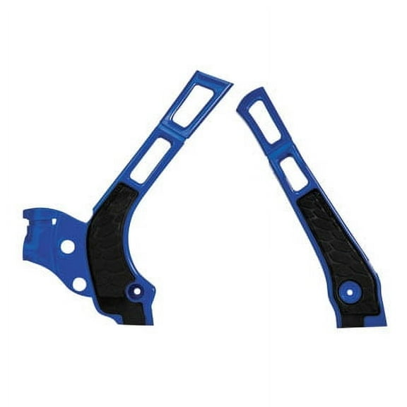 Acerbis X-Grip Frame Guards Blue/Black for Yamaha YZ250X 2016-2018