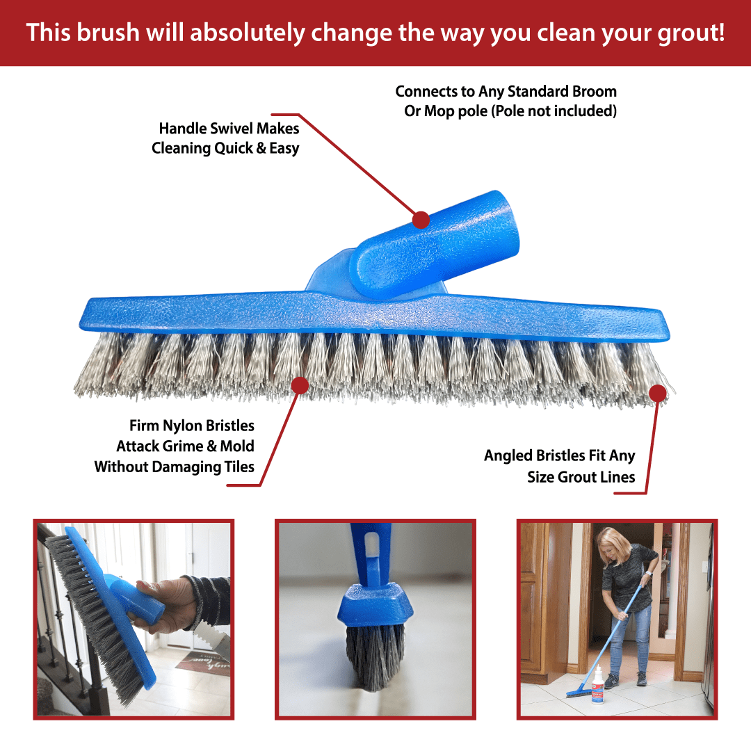 Grout-eez 2 Bottle Kit With FREE Stand Up Grout Brush 32oz
