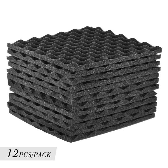 Walmeck Acoustic Foam,30 * 12 Sound 30 * 12 Studio Panels 12 * 12in Panels Sound 30 HUIOP 12 Sound Studios Rooms Offices Vocal Offices Vocal Booth Vocal Booth 30 Panel 12 Sound Studios Rooms Offices