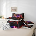 thumbnail image 4 of Erosebridal Gradient Gamepad Bedding Full Size, Abstract Geometric Bed in a Bag Full size, Gaming Room Decor, Reversible, 4 of 5