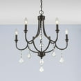 thumbnail image 3 of Livex Lighting - Glendale - 5 Light Chandelier in New Traditional Style - 25, 3 of 9