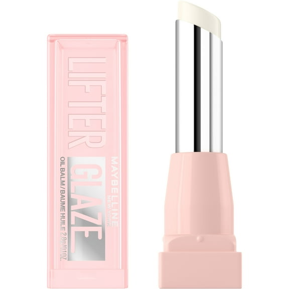 Maybelline Lifter Glaze Oil Balm with Hydrating Oil Blend, Clear Crave, 0.1 oz