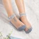 thumbnail image 2 of 5 Paris Glass Silk Sock Red Lace Sheer Loose Socks Ultrathin Outdoors Mesh Ankle Gift, 2 of 5