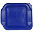 thumbnail image 3 of Pyrex 222 Square Glass Baking Dish and 222-PC Blue Plastic Lid Cover (2-Pack), 3 of 7