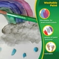 thumbnail image 4 of Crayola Washable Paint Pot Set with Brush & Storage Case, School Supplies, Paint Set, 42 Colors, Child, 4 of 9