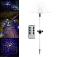 thumbnail image 3 of Luces de fuegos artificiales Alambre Starburst Luces de cadena 8 Modo Luces de hadas solares 120 LED Yuyangstore Luz de fuegos artificiales al aire libre, 3 of 8