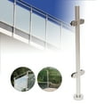 thumbnail image 6 of Stainless Steel Glass Railing Post 35.4" Glass Clamp Glass Balustrade Railing Post Glass Panels Mounting Brackets for Pool Fence Garden Balcony (Mid Post), 6 of 12