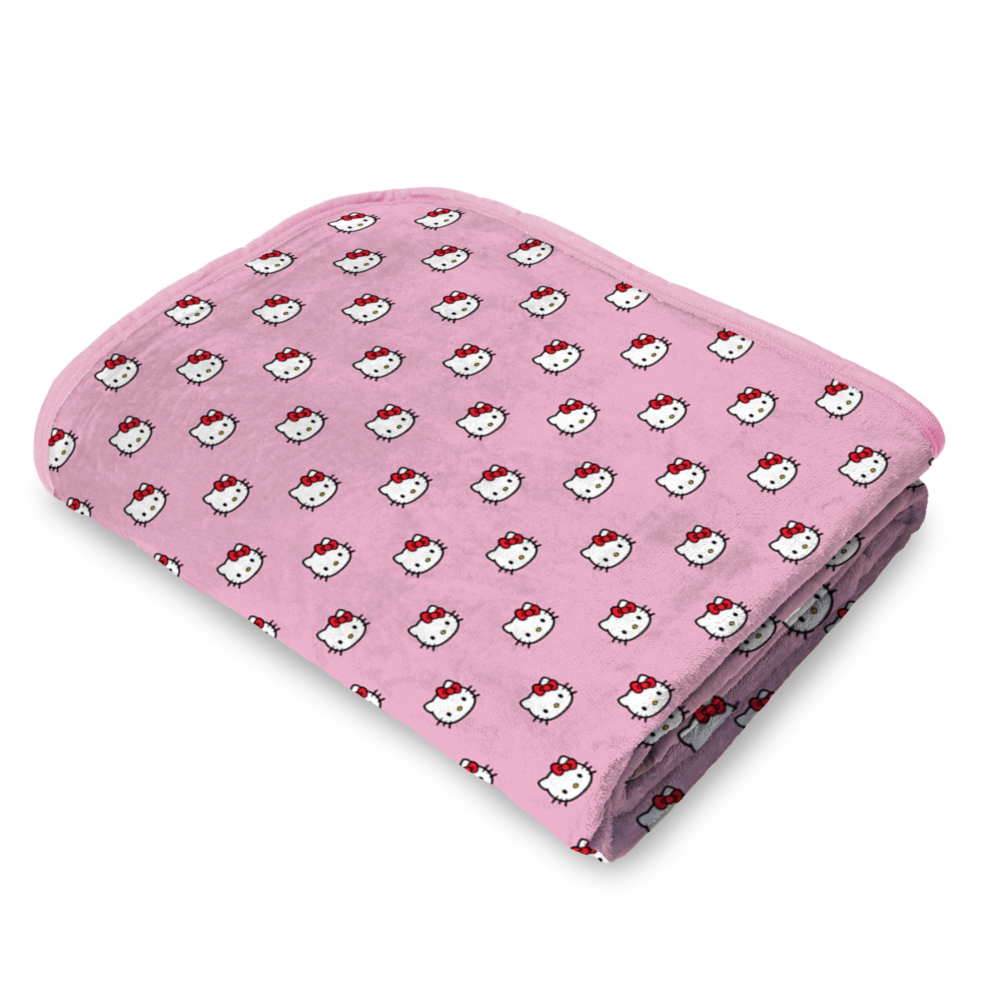 Hello Kitty Cute Little Bows Cloud Throw Blanket 60x90 inches