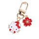 thumbnail image 3 of Estatuilla Jade Laurel perro llavero colgante lindo Hello Kitty accesorios de metal decoración del bolso del coche, 3 of 3