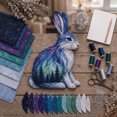 thumbnail image 7 of Wildlife DIY Patchwork Kit, Animal Fabric Sewing Craft Set, Beginner Friendly Quilt Wall Hanging Art Project, Cozy Home Decor Gift, 7 of 7