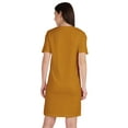 thumbnail image 5 of Inkmeso Womens Plain Shift Dress Short Sleeve Regular Fit Cotton Jersey Tshirt Dress, 5 of 7