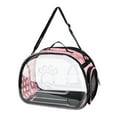 thumbnail image 3 of Bolsa portátil para llevar gatos, bolsa plegable de lado suave para mascotas, bolso transparente y cómodo, bolsa de burbujas para perros pequeños, Cam ,, 3 of 8