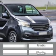 thumbnail image 4 of Pegatinas para capó de furgoneta Renault Trafic 3 2 MK1, gráficos para capó de coche, calcomanías decorativas con rayas, cubierta de vinilo para autocaravana, accesorios para tuning, 4 of 5