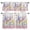 White, variant on 3 Piece Kitchen Curtains and Valances Set Meadow Wildflowers Cafe Curtains 36 Inch Length Rustic Floral Botanical Blossom Valance & Tier Curtain for Living Room Bedroom Small Window 54"x18"+27"x36"*2