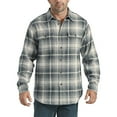 thumbnail image 2 of Dickies Men's WL652 Flap Pocket Heavyweight Flannel Shirt Navy Black XL, 2 of 2