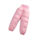 thumbnail image 4 of SXIMEE 2-5Y Baby Boy Girl Winter Puffer Snow Pants Toddler Kids Thick Warm Down Ski Trouser - 1Pcs Pink, 4 of 13