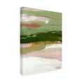 thumbnail image 3 of Canvas Wall Art - Janel Bragg 'Landscape in Green Gold and Pink II' Wall Art for Living Room, Bedroom, or Office Décor by Trademark Fine Art - 35 x 47 Inches, 3 of 4